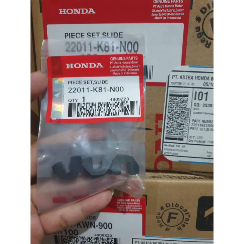 SLIDER K81 BEAT ESP, SCOOPY ESP, GENIO, ORIGINAL AHM