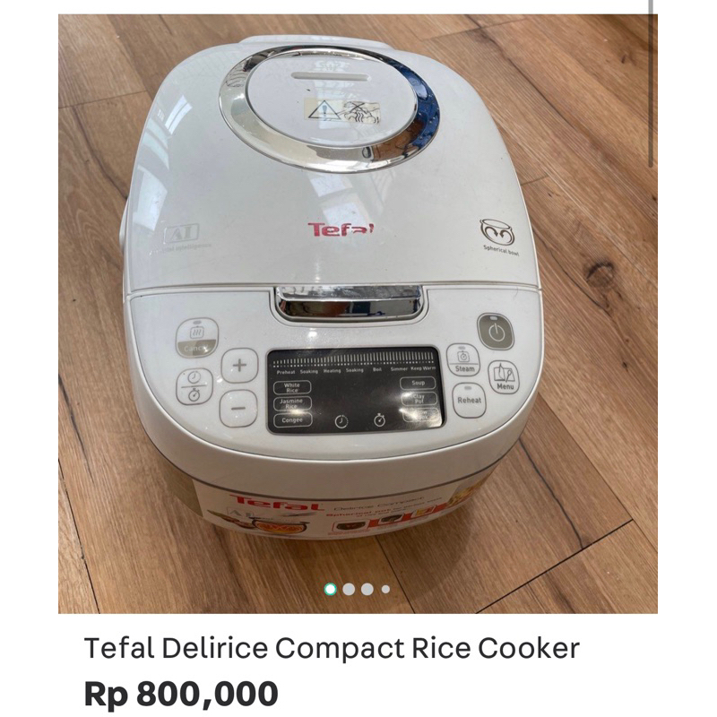 tefal rice cooker carousell