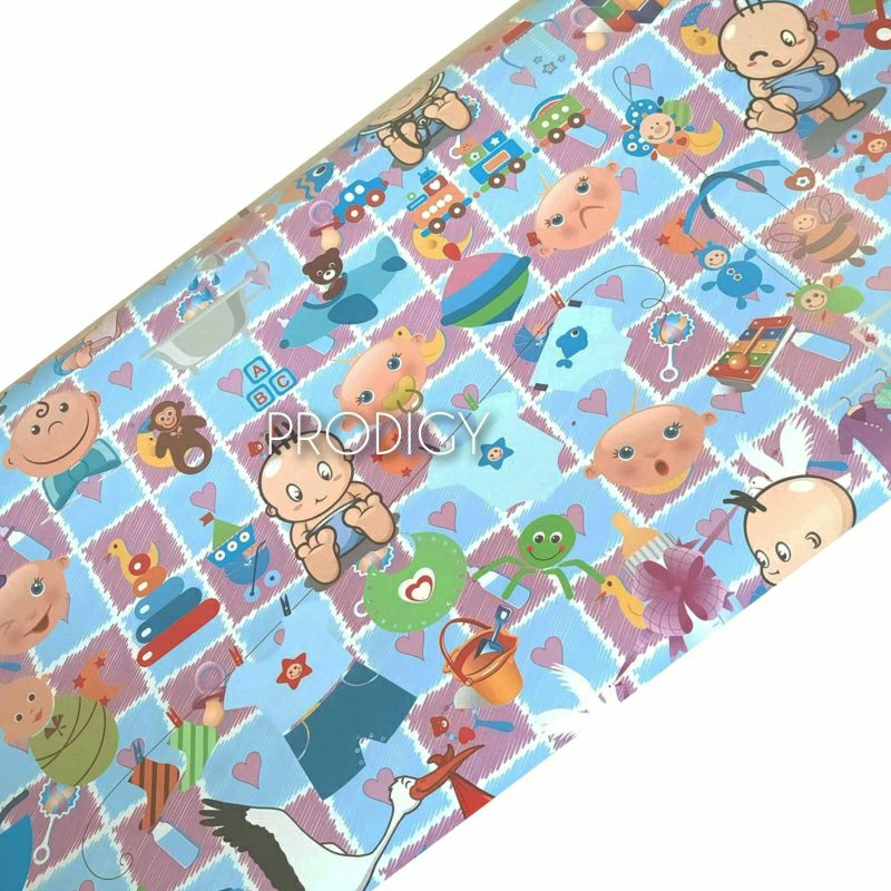 

KERTAS KADO/BUNGKUS KADO/WRAPPING PAPER BABY BIRU
