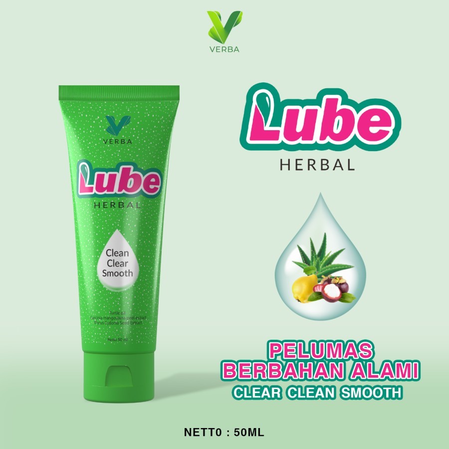 VERBALUBE Pelumas vagina wanita perang sang 50 ml Original VERBA LUBE BPOM Sutra Lubricant 50ml / Su
