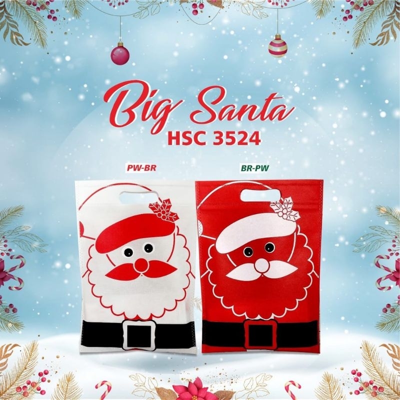 

TAS NATAL SANTA GOODIE BAG SOUVENIR CHRISTMAS 35X24
