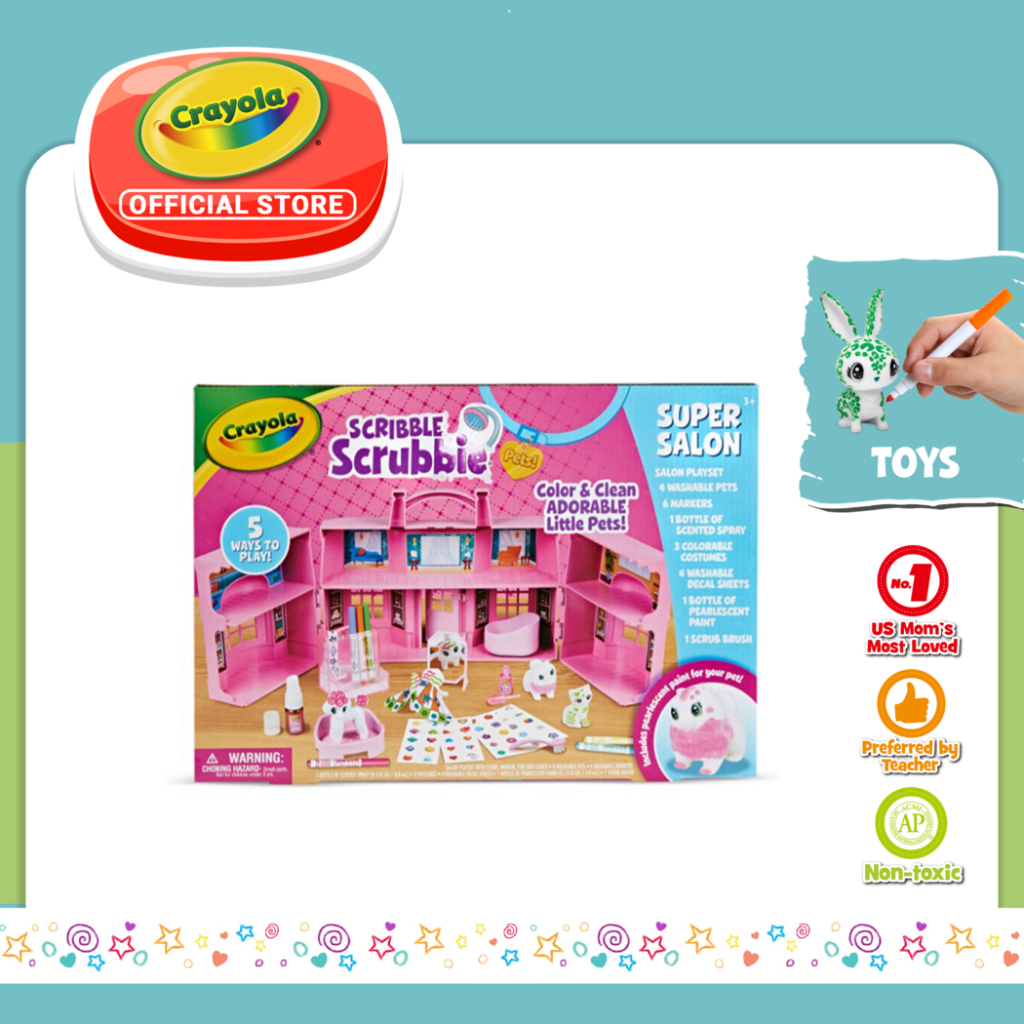 

CRAYOLA Scribble Scrubbie Super Salon