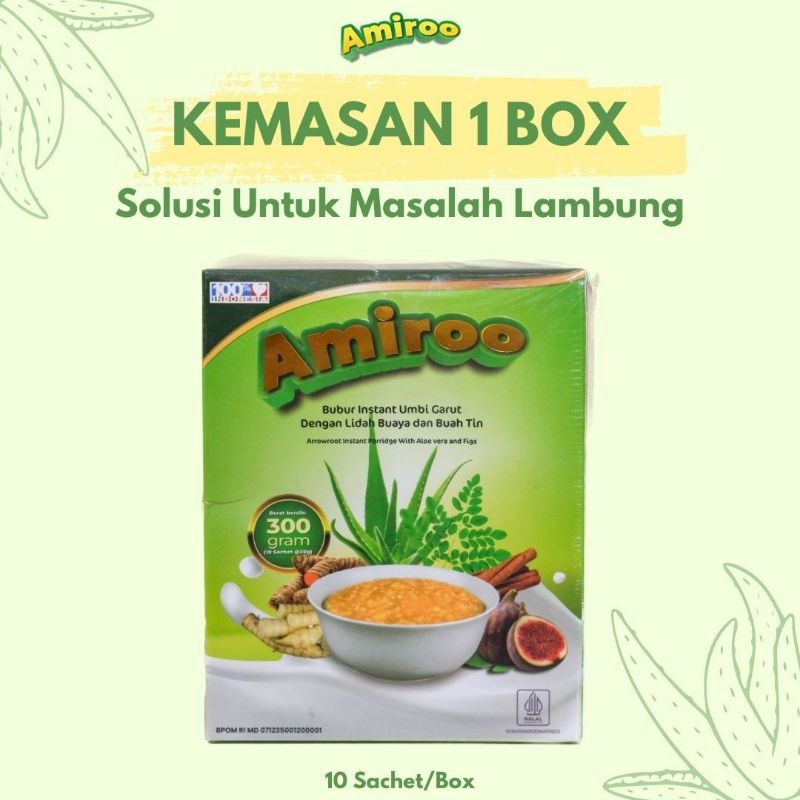 

Amiroo Sereal Umbi Ararut dengan Lidah Buaya Organik