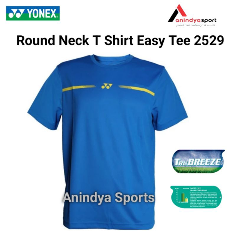 Kaos Badminton Yonex Original Round Neck T Shirt Easy Tee 2529