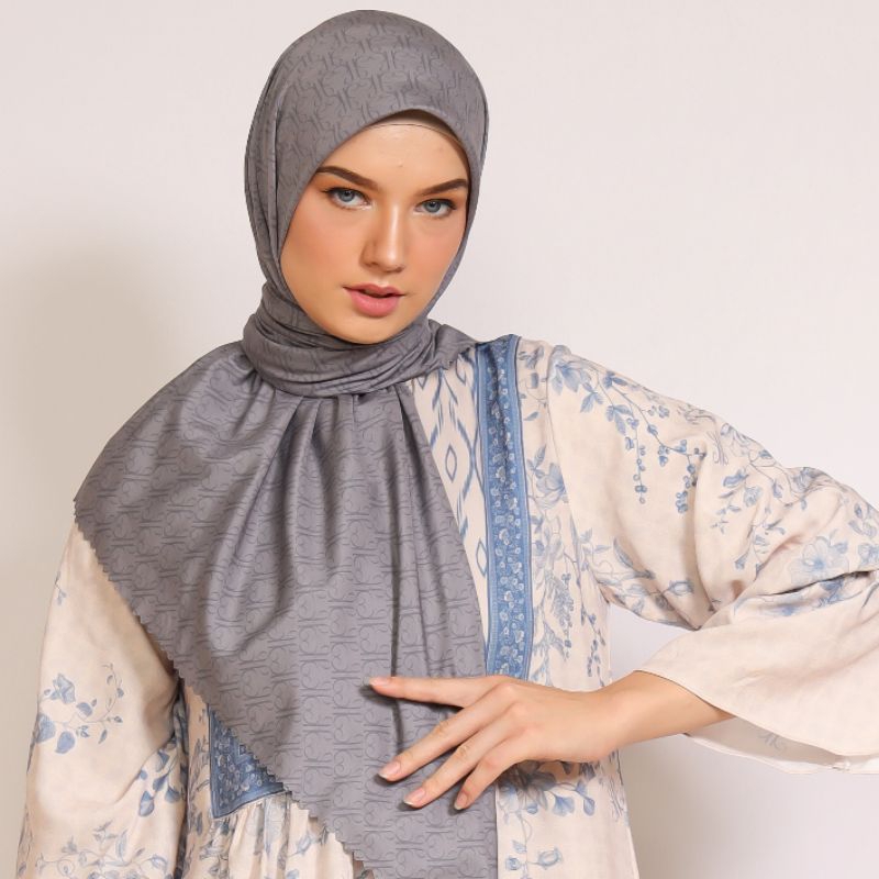 KARIMAKE - Monogram Identity Scarf - Signature Scarf - Hijab Motif