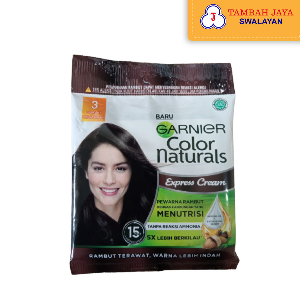 Garnier Color Naturals Express Cream Coklat Kehitaman