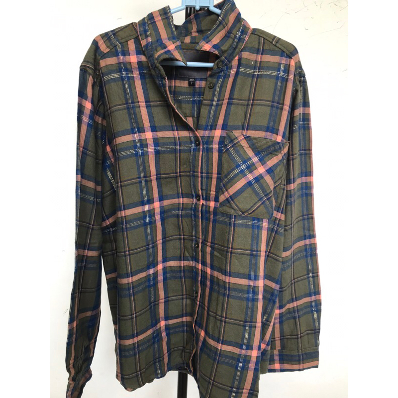 preloved baju wanita/ kemeja kotak-kotak