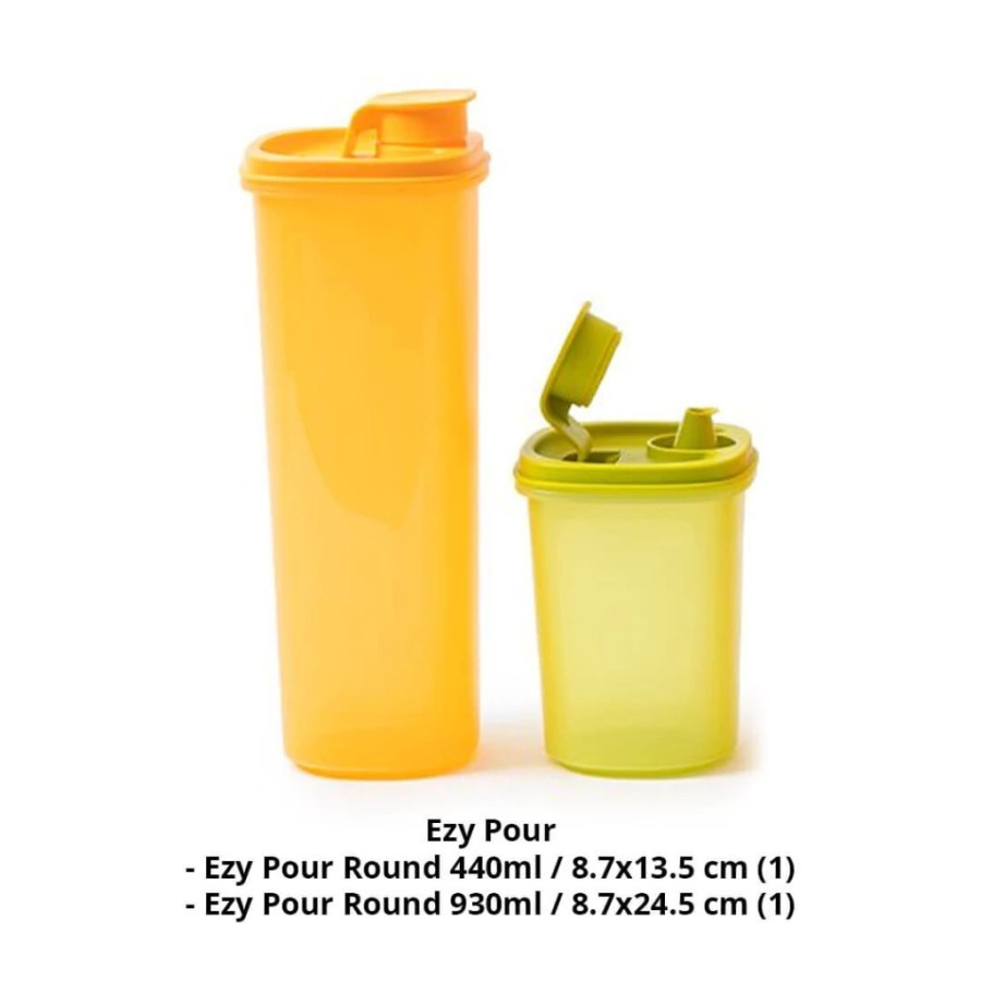 Tupperware botol minyak goreng kecap ezy pour 2pcs