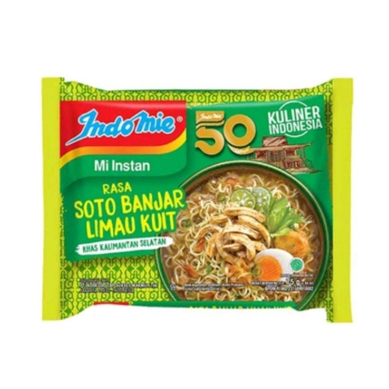 

INDOMEI kuah rasa SOTO BANJAR LIMAU KUIT