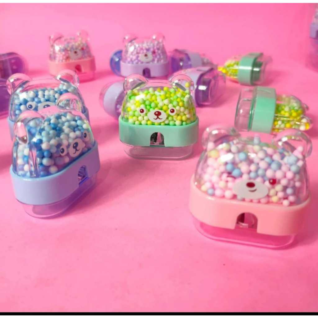 

Serutan / Rautan Bear Hiasan Sprinkle Foam Lucu