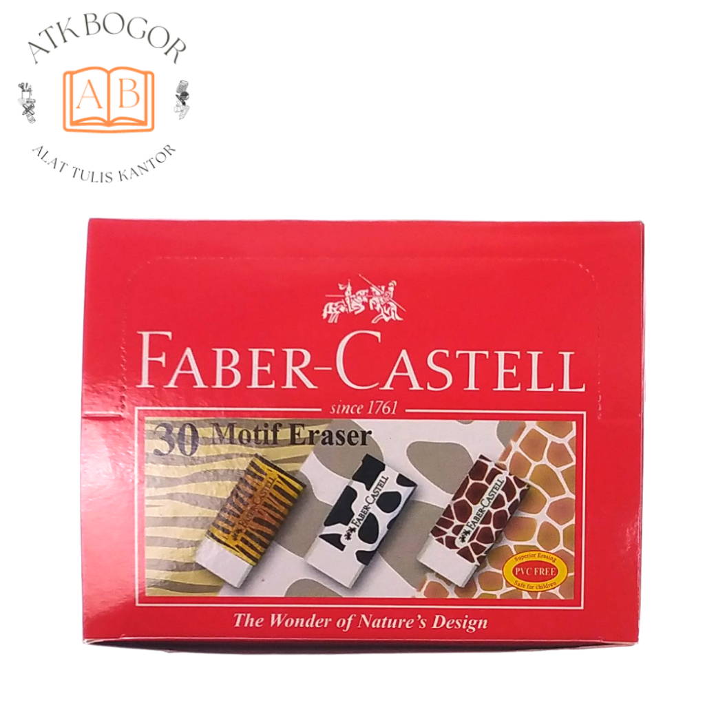 

Faber Castell Penghapus Pensil Motif Lucu Sapi Eraser - Isi 1 Pack / 30 Pcs