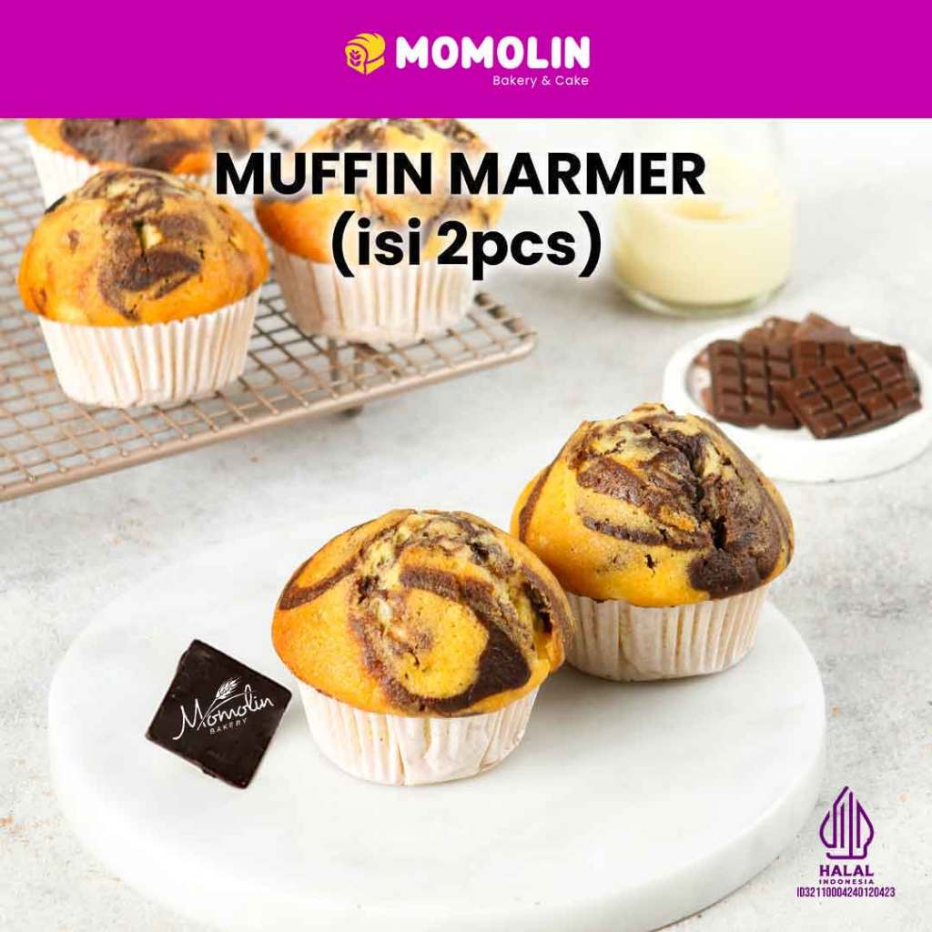 

Momolin Bakery Muffin Marmer Momolin Bakery | Roti Manis | Kue | Cupcake | Muffin