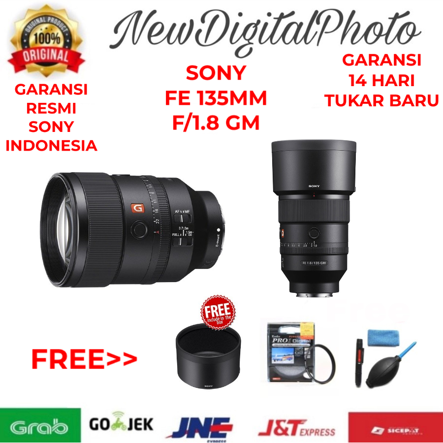Sony FE 135mm f1.8 GM Lensa Sony 135 mm f/1.8 GM GARANSI RESMI