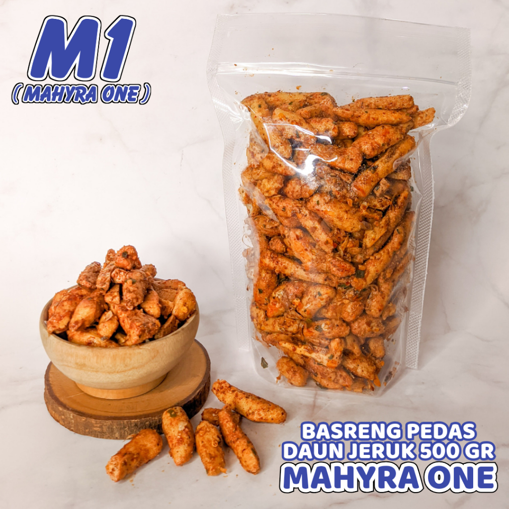 

BASRENG PEDAS DAUN JERUK MAHYRA ONE SNACK - 500 GRAM