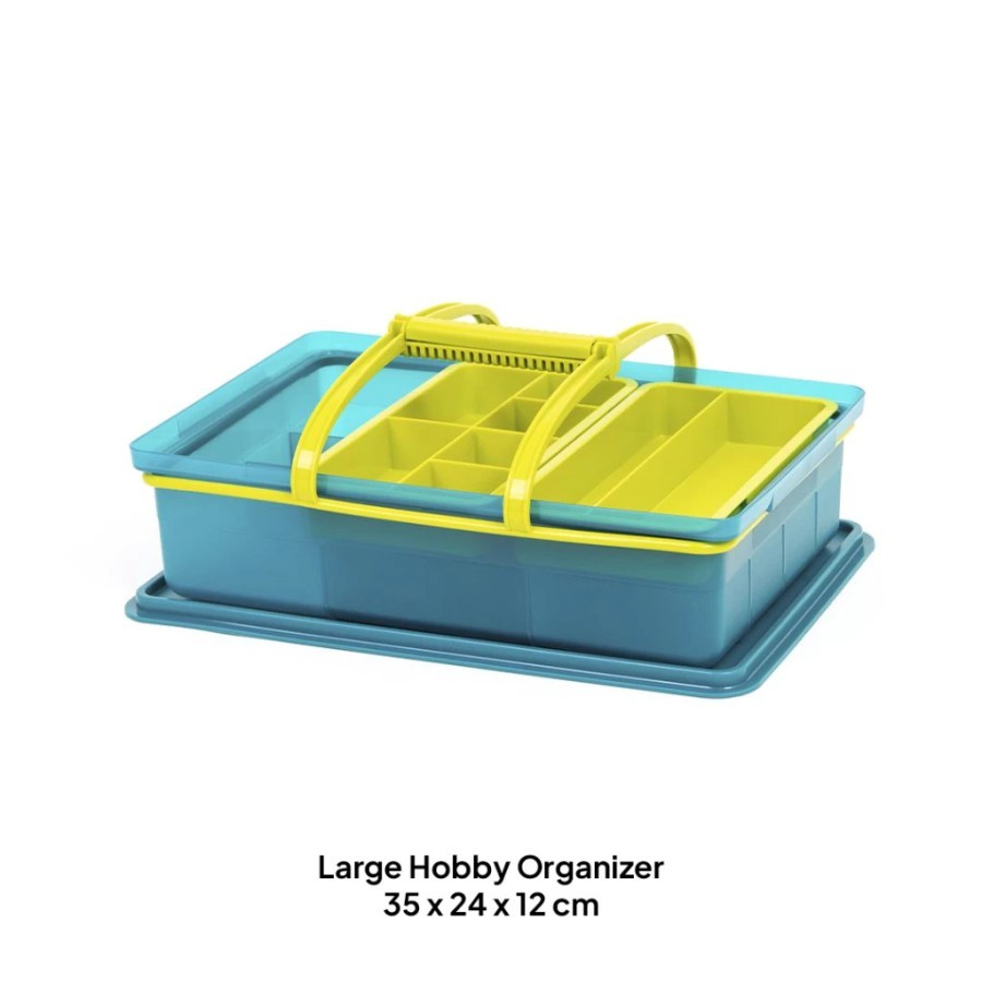 Tupperware kotak penyimpan wadah large hobby organizer