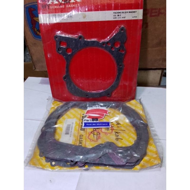 paking perpak bak blok magnet kopling kanan kiri honda s90 z90 90 cs90 90s 90z