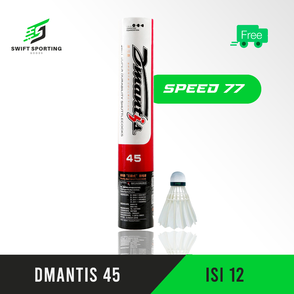 Shuttlecock 3in1 Dmantis D45 Import (SPEED 77)