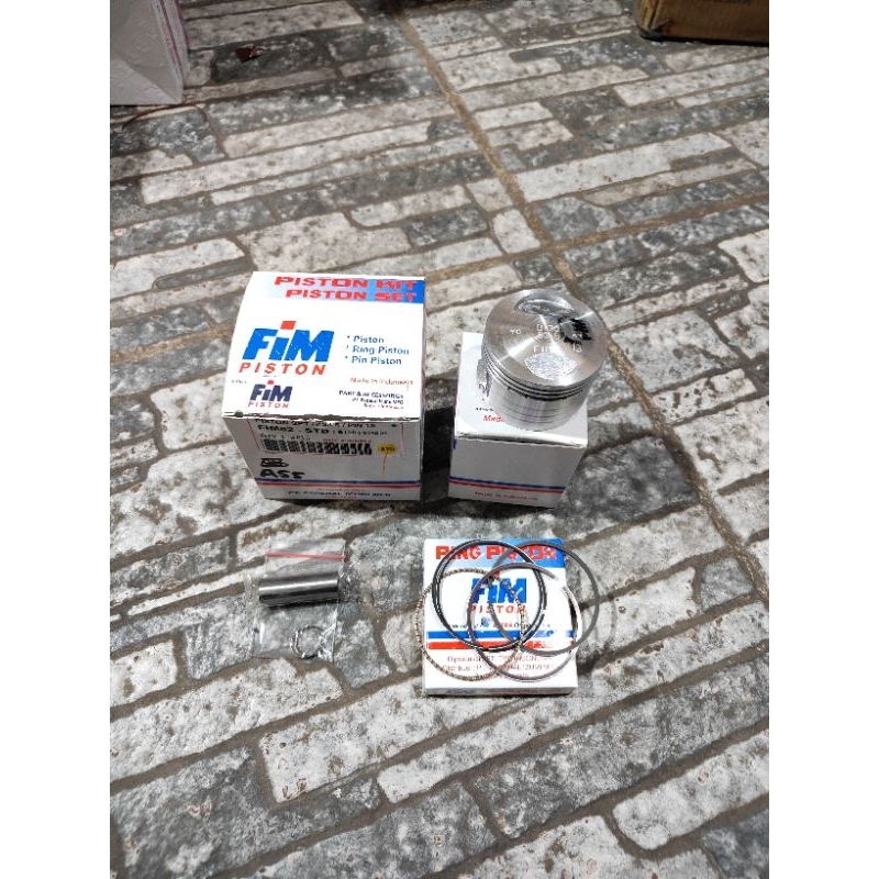 Piston Seher Set Kit Fim 52 Honda Vario 110 Beat Scoopy Revo Bore Up Os Oversize Std 0,50 100 125 15
