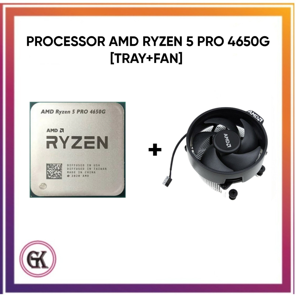 PROCESSOR AMD Ryzen 5 PRO 4650G TRAY+FAN