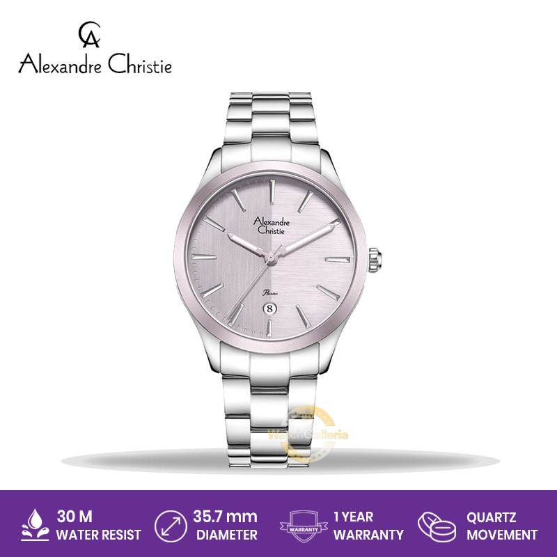 Jam Tangan Wanita Alexandre Christie AC 2A90 LD BSSPU Original Murah