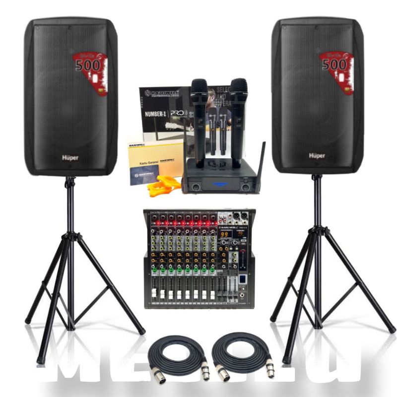Paket Sound Karaoke Huper GA 15 A Original 15 inch