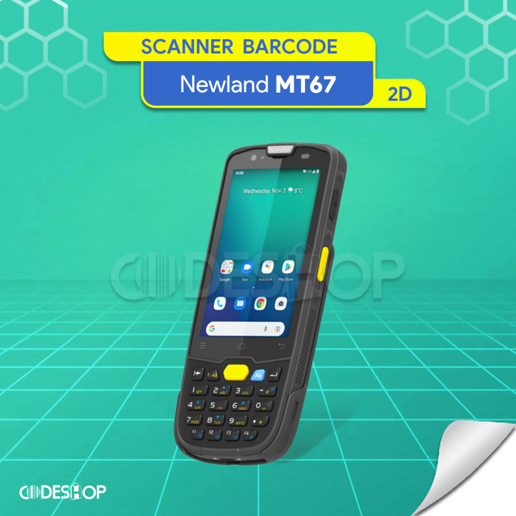 Scanner Barcode Newland MT-67 PDT PDA Mobile Andorid 2D WIFI NFC