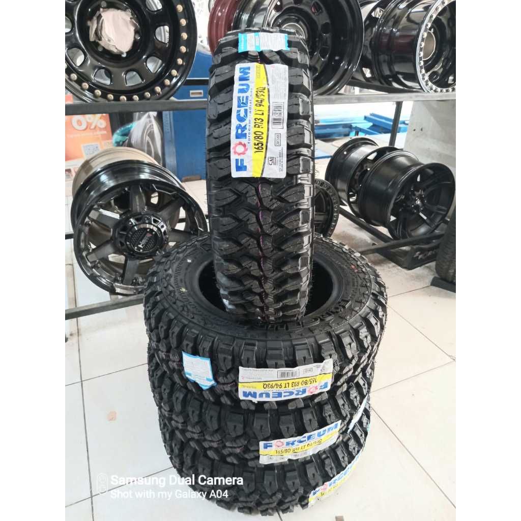 BAN MOBIL BAN 165 80 R13 RING 13 FORCEUM M/T 08 PLUSH BAN MOBIL OFFROAD