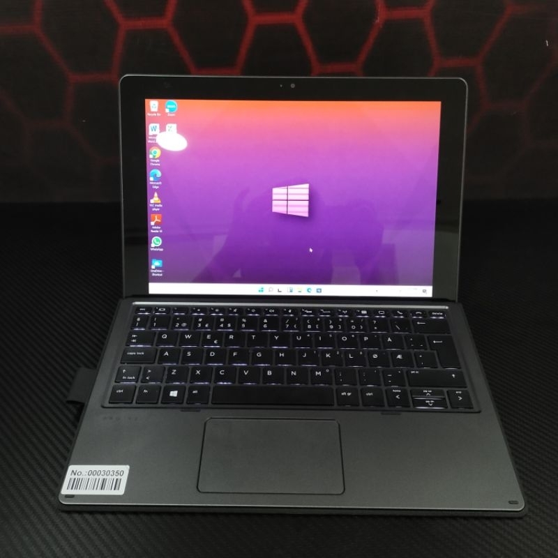 Laptop HP Pro X2 612 G2 TOUCHSCREEN BACKLIT Intel Core M3-7Y30 RAM 4GB SSD 128GB - Windows 10