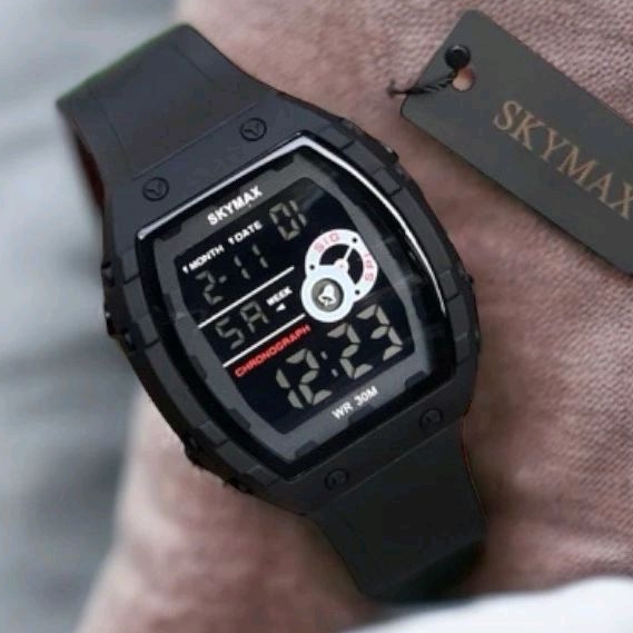 Original Jam Tangan Skymax 2209 Digital Anti Air Jam Tangan Sport