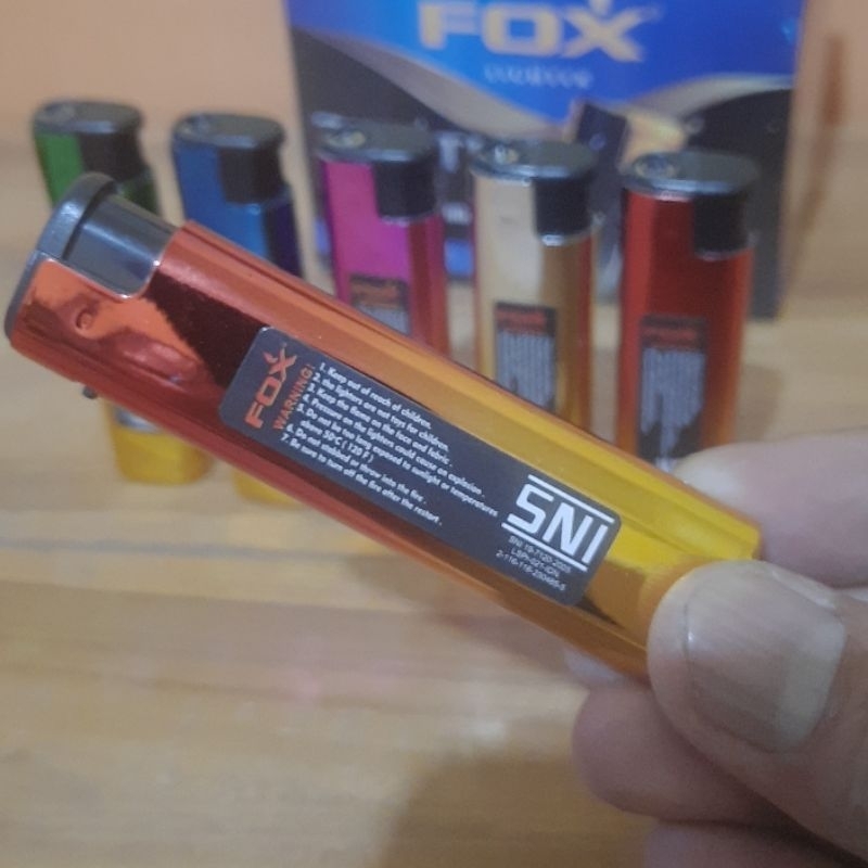 Korek api Bara BODY SLIM FOX ZENITH / korek api / korek bara / pemantik