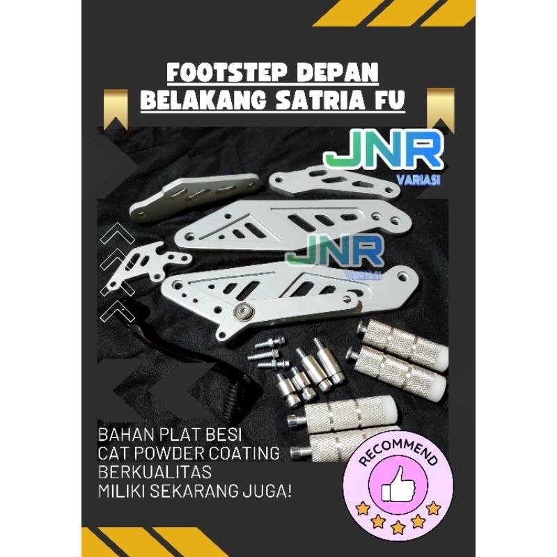 Underbone Custom Satria Tipe Racing Fustep Footstep Underbone Cutting CNC Underbone Suzuki Satria Fu