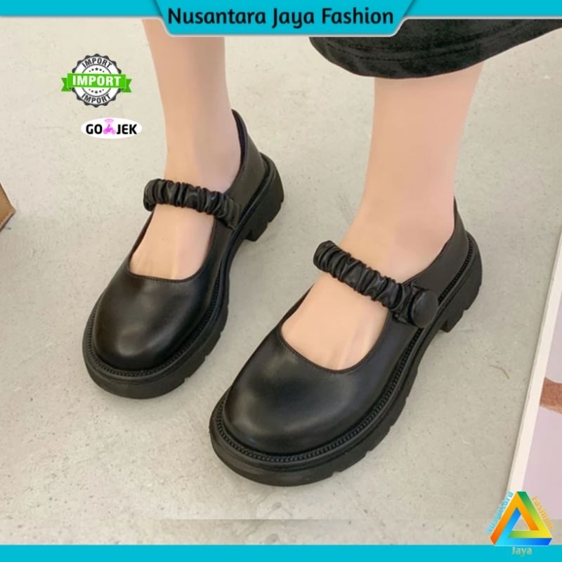 BALANCE IMPORT Sandal Bakpao Wanita Tali Kerut Terbaru Balance 806 B1 BPKRT