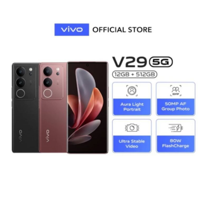 VIVO V29 5G RAM 12/512 RESMI NEW