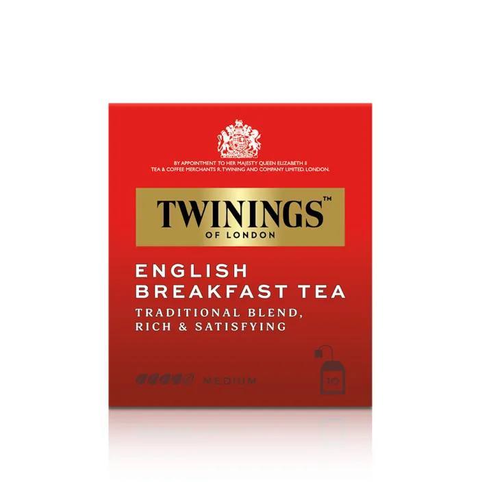 

TWININGS ENGLISH BREAKFAST TEA 10 PACKETS THAILAND