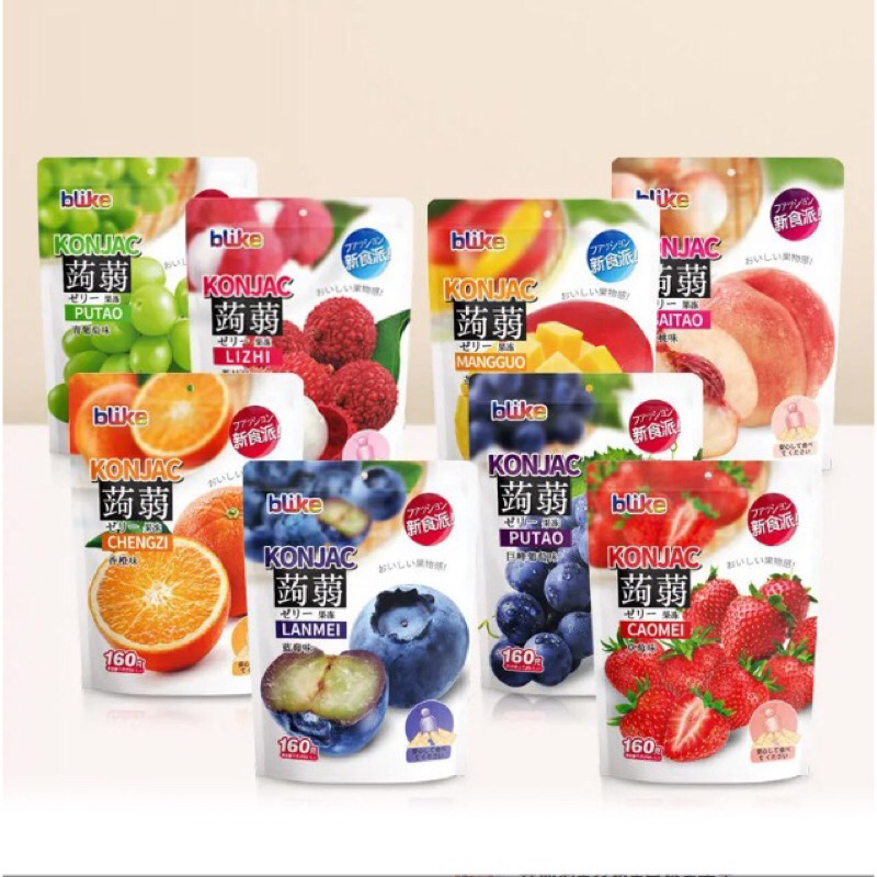 

Blike Konjac Jelly 160 gr - konnyaku jelly fruit Blike 160gr