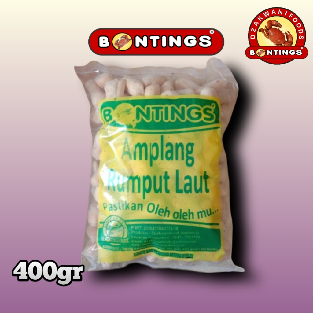 

Amplang Rumput Laut 400gr