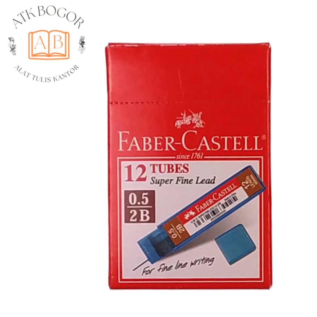 

Faber Castell Isi Pensil Mekanik Lead Superfine Eco 2B - Isi 12 Leads
