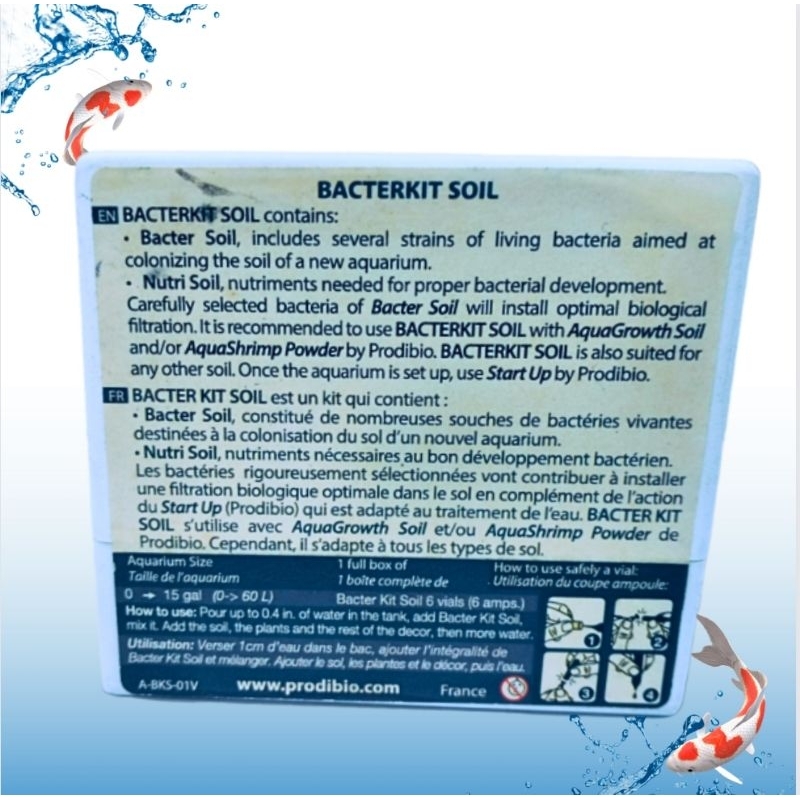 Probidio Aquarium Care Program BACTERKIT SOIL 1 BOX