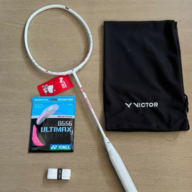 raket badminton Vict helokityyy bonus senar ti gagal main aja