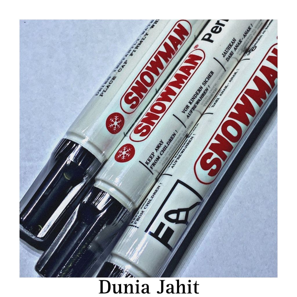 

SPIDOL SNOWMAN PERMANENT WARNA HITAM PER PCS