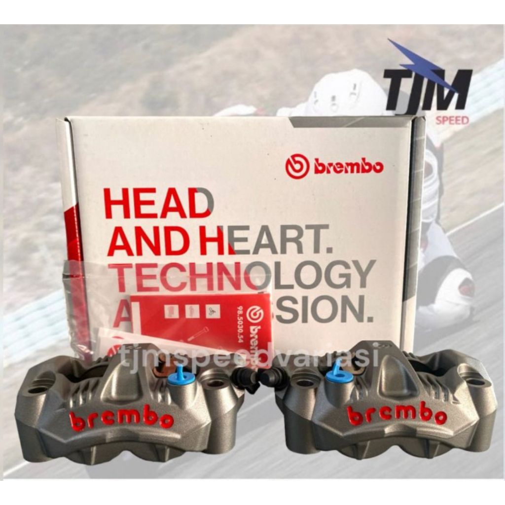 Kaliper radial monoblok Brembo GP4RS 108mm set kanan kiri ori italy ZX25R Xmax Z800