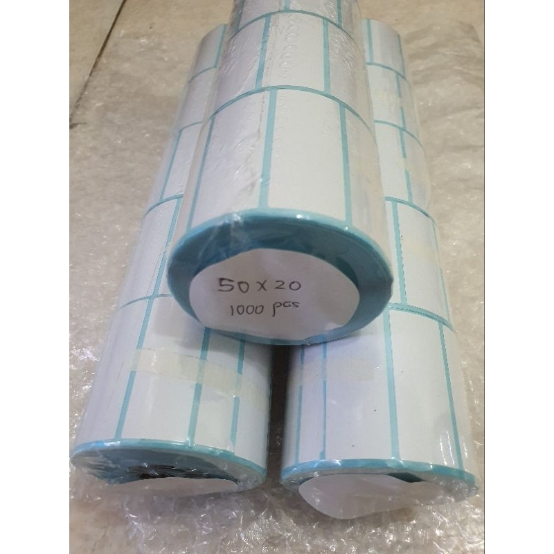 

Label Thermal Barcode 50x20mm 1000 1 Line / KERTAS STIKER LABEL THERMAL 50X20MM