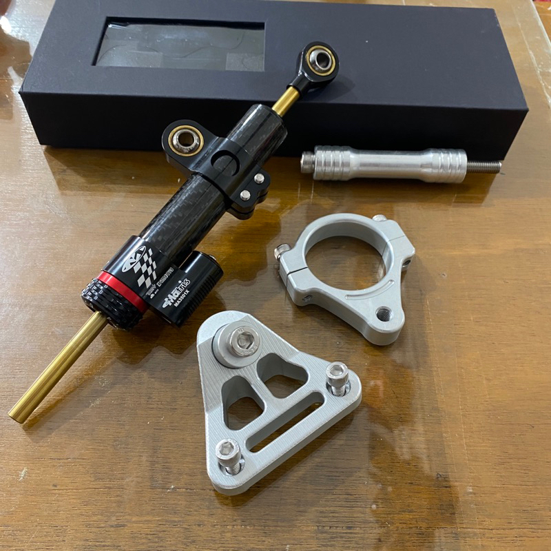 set stabilizer stang CBR250RR Breket steering dumper CBR250RR stabilizer stang matris CBR250RR stabi