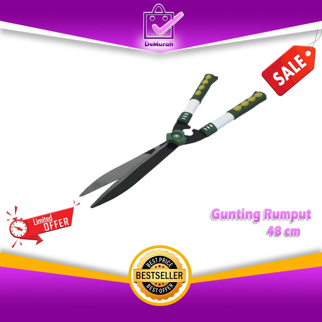 Gunting Rumput Super Tajam 48CM Gunting Potong Rumput Besar 0987