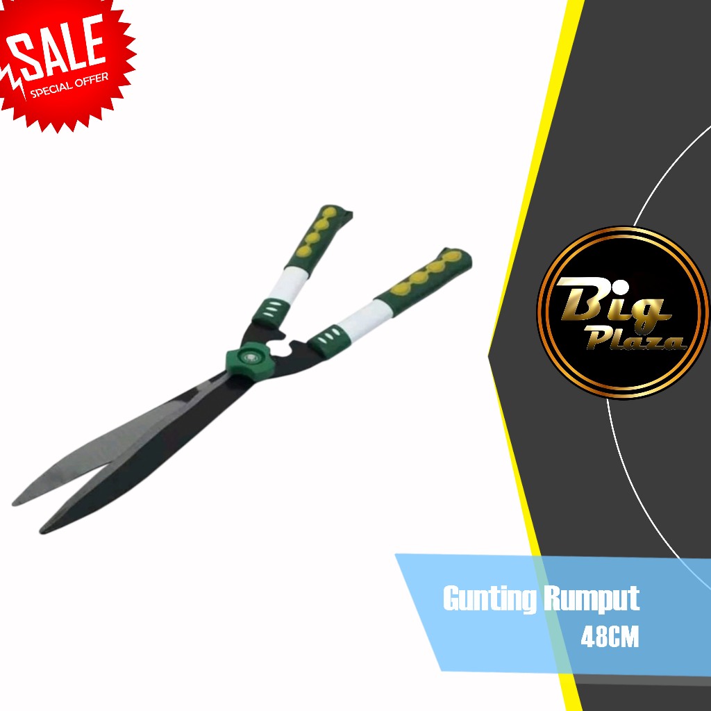 Gunting Rumput Super Tajam 48CM Gunting Potong Rumput Besar 0987