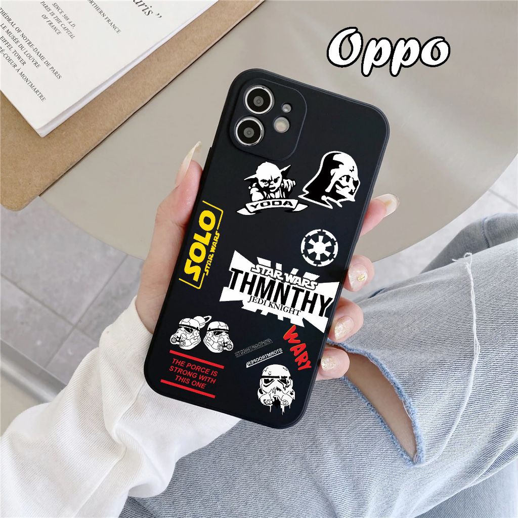 Case Star Wars OPPO A17 A16 A16s A16e A16K A77s A57 A76 A96 A15 A15s A74 A54 A53 A33 A52