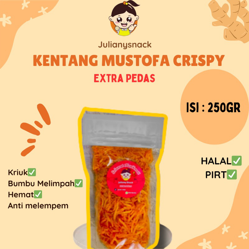 

250gr KENTANG MUSTOFA EXTRA PEDAS JULIANYSNACKTIKTOK