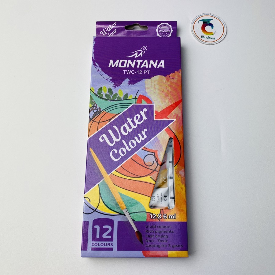 

Cat Air Water Colour MONTANA 12 warna x 6ml TWC-12 PT