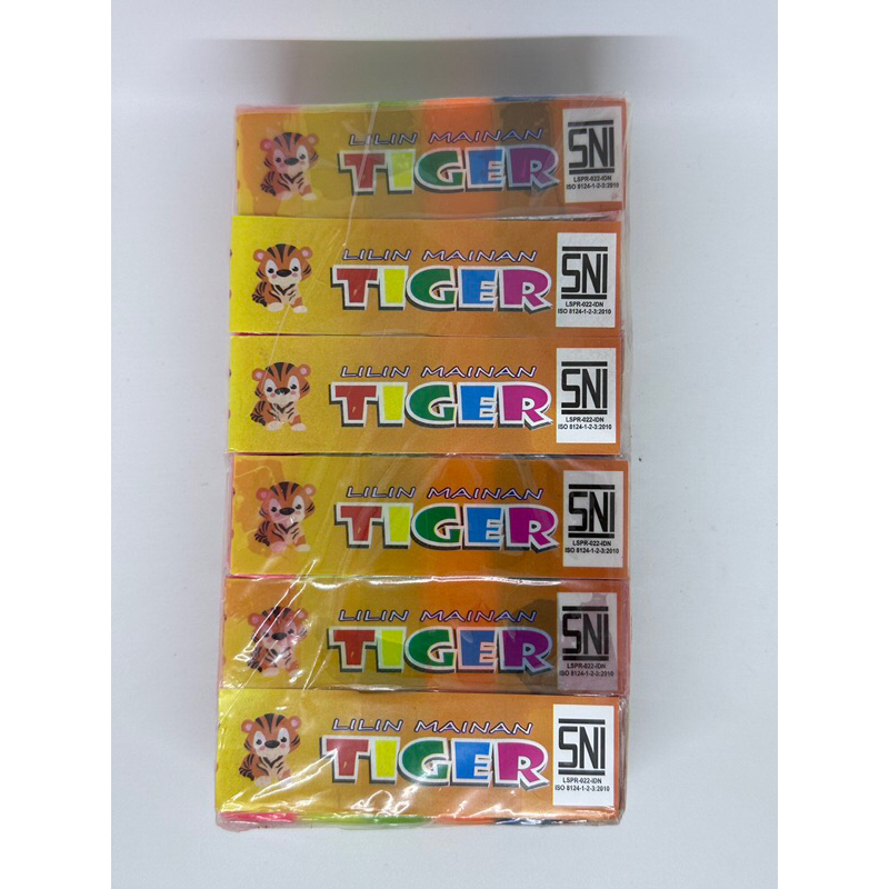 Malam Mainan Anak / Plastisin / Malam Tiger / Lilin Mainan Anak (72pcs)