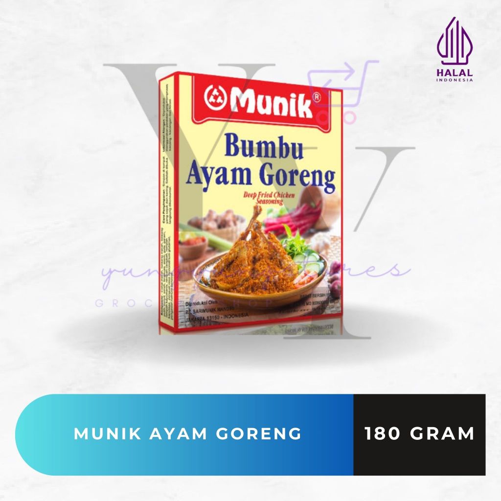 

Munik Bumbu Ayam Goreng / Fried Chicken Seasoning 180 gram